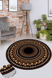 Conceptum Alfombra Mistik Mandala de 100 cm Multicolor